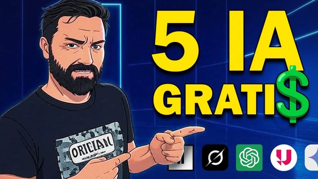 5 HERRAMIENTAS IA GRATIS 💵 Para Crear Contenido
