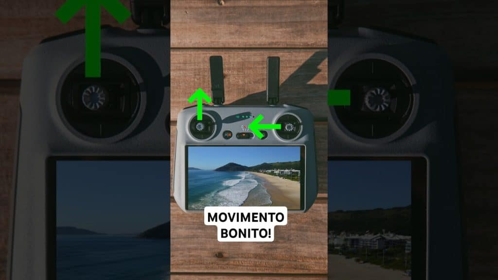DRONE: Movimento bonito e fácil! #Corte DJI Mini 4 PRO | AIR 3S