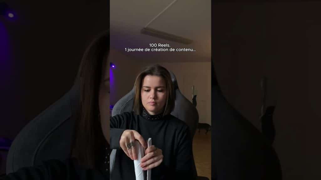 Comment faire 100 Reels en 1 journée de création de contenu